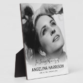 Ter Herinnering | Memoriale Foto Fotoplaat (Zijkant)