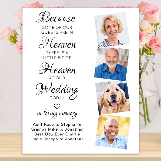 Ter liefdevolle herinnering 4 Foto Hemel Trouw Her Poster