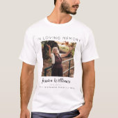 Ter liefdevolle herinnering | 5 foto collage | Her T-shirt (Voorkant)