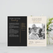 Ter liefdevolle herinnering 5-Foto Elegant Herdenk (Staand voorkant)