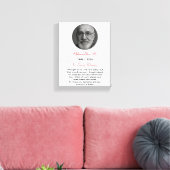 Ter liefdevolle herinnering aan Opa Canvas Afdruk (Insitu (Woonkamer))