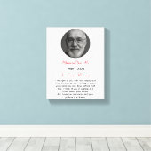 Ter liefdevolle herinnering aan Opa Canvas Afdruk (Insitu (Houten vloer))