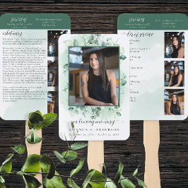 Ter liefdevolle herinnering Eucalyptus Groenhout D Handwaaier