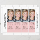 Ter liefdevolle herinnering Foto-herdenkingsbladwi (Voorkant / Achterkant)