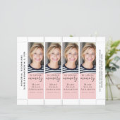 Ter liefdevolle herinnering Foto-herdenkingsbladwi (Staand voorkant)