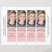 Ter liefdevolle herinnering Foto-herdenkingsbladwi (Voorkant)