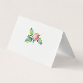 Ter liefdevolle herinnering foto kaart herdenking  visitekaartje (Achterkant)