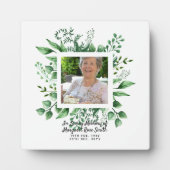 Ter liefdevolle herinnering FOTO Roukaart Herdenki Fotoplaat (Voorkant)