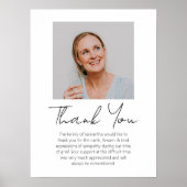 Ter liefdevolle herinnering | Fotobord voor overle Poster (Voorkant)