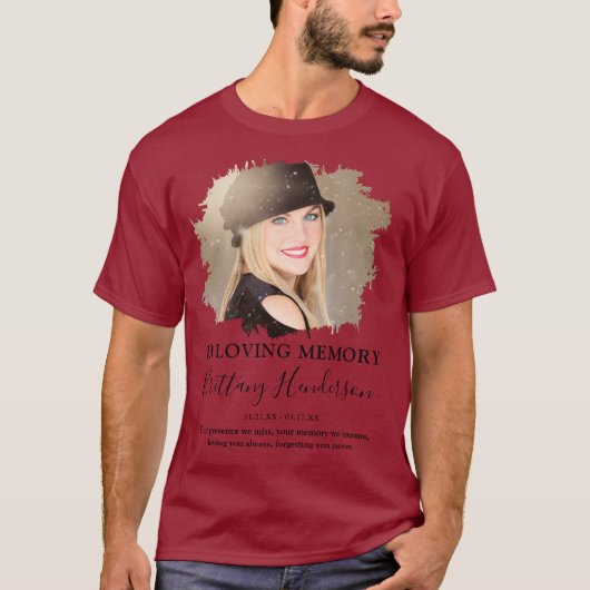 Ter liefdevolle herinnering | Fotot-shirt voor her T-shirt (Voorkant)