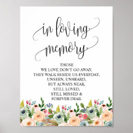 Ter liefdevolle herinnering Huwelijksherdenking Ta Poster