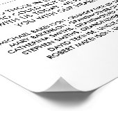 Ter liefdevolle herinnering Huwelijksherdenking Ta Poster (Hoek)