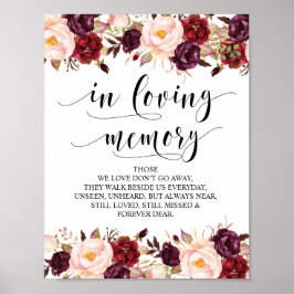 Ter liefdevolle herinnering Huwelijksherdenking Ta Poster