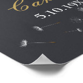 Ter liefdevolle herinnering Paardenbloem Foto Uitv Poster (Hoek)