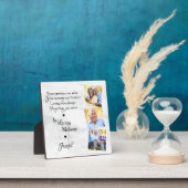 Ter liefdevolle herinnering Persoonlijk 3 foto-her Fotoplaat (Insitu)