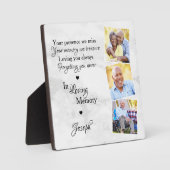 Ter liefdevolle herinnering Persoonlijk gedenkteke Fotoplaat (Voorkant)