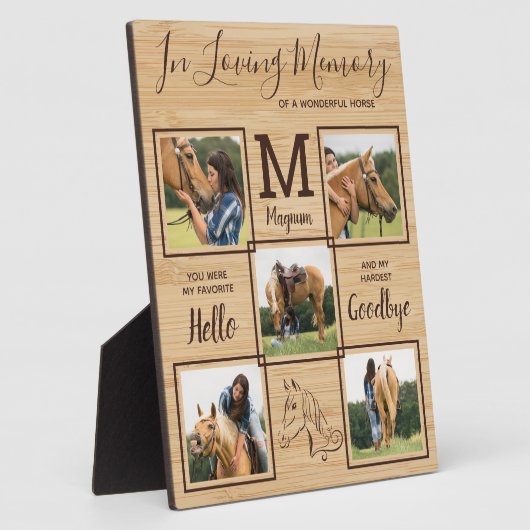 Ter liefdevolle herinnering Persoonlijk huisdier P Fotoplaat (Zijkant)