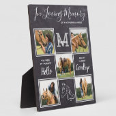 Ter liefdevolle herinnering Persoonlijk paardenged Fotoplaat (Zijkant)