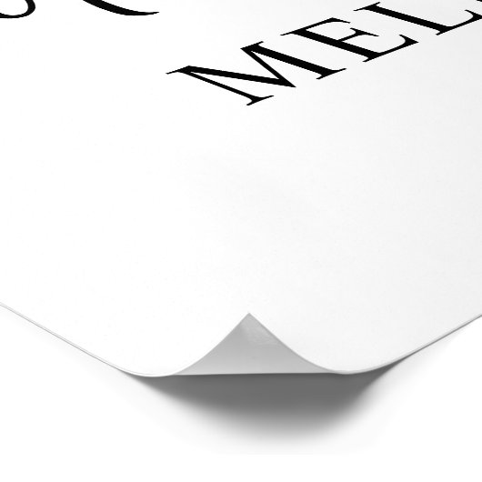 Ter liefdevolle herinnering Persoonlijke rouwadver Poster (Hoek)