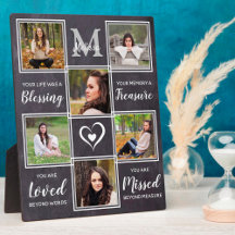 Ter liefdevolle herinnering Unieke fotocollage-her