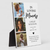 Ter nagedachtenis 3 Foto-herdenkingsmonument Fotoplaat (Zijkant)