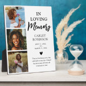 Ter nagedachtenis 3 Foto-herdenkingsmonument Fotoplaat (Zijkant)