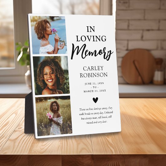 Ter nagedachtenis 3 Foto-herdenkingsmonument Fotoplaat