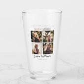 Ter nagedachtenis | 5 foto collage | Herdenking Glas (Achterkant)