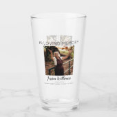 Ter nagedachtenis | 5 foto collage | Herdenking Glas (Voorkant)