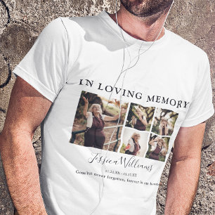 Ter nagedachtenis   9 foto collage   Herdenkingssh T-shirt