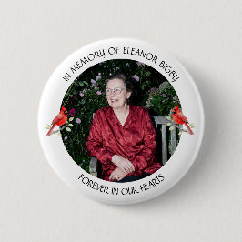 Ter nagedachtenis aan | Aandenken voor Kardinaal-h Ronde Button 5,7 Cm