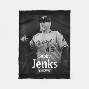 Ter nagedachtenis aan Bobby Jenks 1981-2025 Fleece Deken
