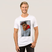 Ter nagedachtenis aan Danish Zehen – Angel Vibes D Tri-Blend Shirt (Voorkant volledig)