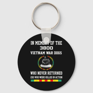 Ter nagedachtenis aan de 3800 honden van de Vietna Sleutelhanger