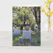 Ter nagedachtenis aan de familie Pilgrim Howland Kaart (Gele Bloem)