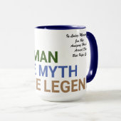 Ter nagedachtenis aan de Mok van de koffie Custom  (Voorkant rechts)