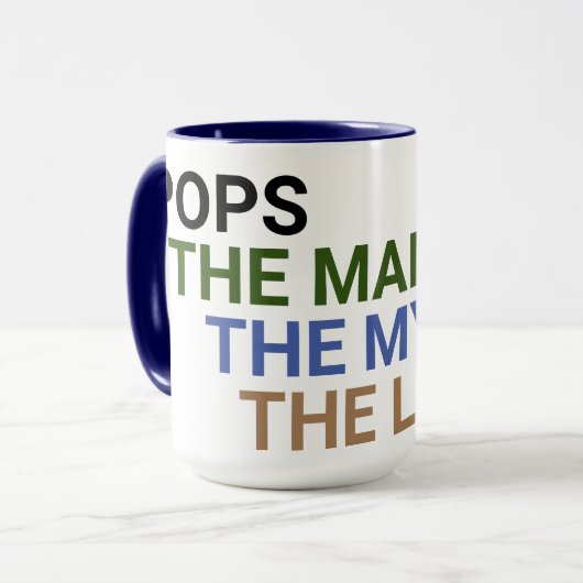 Ter nagedachtenis aan de Mok van de koffie Custom  (Voorkant links)