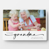 Ter nagedachtenis aan een geweldige oma tribute fotoplaat (voorkant)
