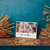 Ter nagedachtenis aan een geweldige oma tribute fotoplaat (Zijkant)
