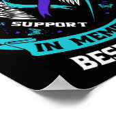 Ter nagedachtenis aan een liefdevolle beste vriend poster (Hoek)