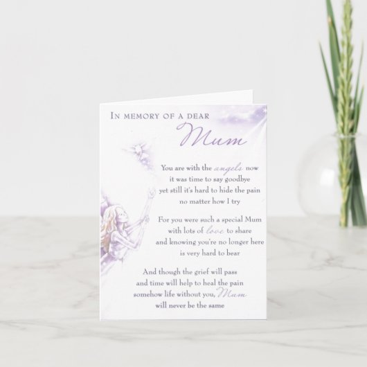 Ter nagedachtenis aan een sympathieke kaart (Voorkant)