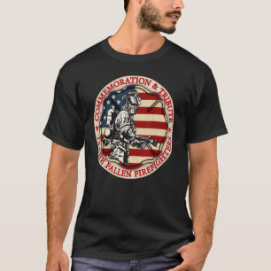 Ter nagedachtenis aan en ter ere van brandweerlied t-shirt