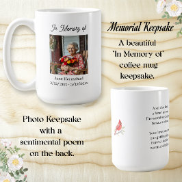 Ter nagedachtenis aan | Geschenk met foto Koffiemok