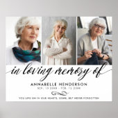 Ter nagedachtenis aan Herdenkingsdienst Foto Poster (Voorkant)