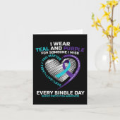 Ter nagedachtenis aan Ik mis zoon mama papa preven Kaart (Gele Bloem)