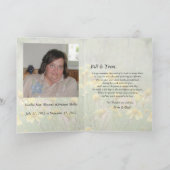 Ter nagedachtenis aan je tante kaart (Binnen)