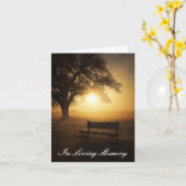 Ter nagedachtenis aan  kaart (Gele Bloem)