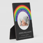 Ter nagedachtenis aan kind herdenkingsfoto fotoplaat (Zijkant)