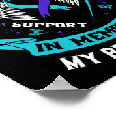 Ter nagedachtenis aan mijn beste vriend: zelfmoord poster (Hoek)