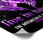 Ter nagedachtenis aan mijn oma Overdosis Bewusthei Poster (Hoek)